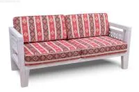 Диван Цветы 210х70х70 см массив сосны старение, палисандр, ИРБ Заказ диван цветы 210х70х70 см массив сосны старение, палисандр, ирб заказ