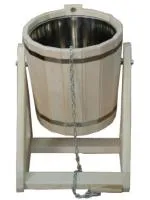 Обливное устройство, 15л, липа с нержавеющей вставкой, 212F, Банный Эксперт обливное устройство, 15л, липа с нержавеющей вставкой, 212f, банный эксперт