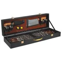 Набор шампуров Узбекский с аксессуарами в чемодане Элит Средний набор шампуров узбекский с аксессуарами в чемодане элит средний