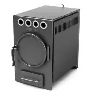 Печь отопительная ТМФ Нормаль-2 Турбо антрацит труба сзади печь отопительная тмф нормаль-2 турбо антрацит труба сзади