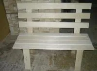 Скамейка со спинкой осина А 1,3х0,4м, Банный Перец скамейка со спинкой осина а 1,3х0,4м, банный перец