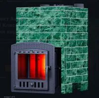 Печь для бани GFS Авангард 25П2 ЗКН чугунная в облицовке Классика Змеевик кирпич 860/40 печь для бани gfs авангард 25п2 зкн чугунная в облицовке классика змеевик кирпич 860/40