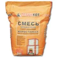 Смесь штукатурная "Терракот"  глино-шамотная жаростойкая высокопрочная (5 кг) смесь штукатурная "терракот"  глино-шамотная жаростойкая высокопрочная (5 кг)