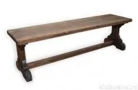 Лавка №6 180х42х47 см массив сосны старение, палисандр, ИРБ лавка №6 180х42х47 см массив сосны старение, палисандр, ирб