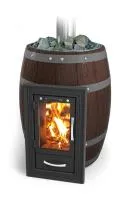Печь для бани ТМФ бочка Вариата Inox Люмина короткий топл. канал Баррель палисандр* печь для бани тмф бочка вариата inox люмина короткий топл. канал баррель палисандр*