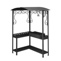 Мангал Grillux Grill Area угловой с крышей на подставке мангал grillux grill area угловой с крышей на подставке