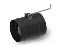 Шибер ТМФ ф200 мм, 1,5мм, 08ПС прямой, антрацит (Профессор)# шибер тмф ф200 мм, 1,5мм, 08пс прямой, антрацит (профессор)#