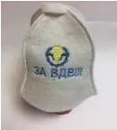 Шапка для бани "За ВДВ"  Бацькина баня # шапка для бани "за вдв"  бацькина баня #