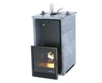 Печь для бани ИзиСтим Сочи Premium в трехстор.кожухе закр.верх из талькохлорита, футеровка печь для бани изистим сочи premium в трехстор.кожухе закр.верх из талькохлорита, футеровка