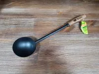 Ковш из нержавеющей стали 45 см, чёрный Банные штучки ковш из нержавеющей стали 45 см, чёрный банные штучки