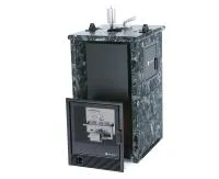 Печь для бани ИзиСтим Сочи М2 Premium 3-х стор.кож.пироксенит закр.верх вход с тыла с САБК-40 печь для бани изистим сочи м2 premium 3-х стор.кож.пироксенит закр.верх вход с тыла с сабк-40