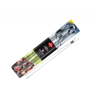 Набор шампуров Forester 50см, двойные V-образные 4шт в блистере набор шампуров forester 50см, двойные v-образные 4шт в блистере