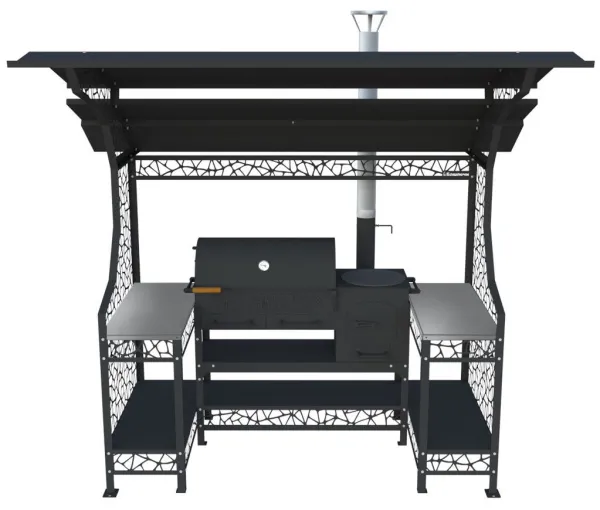 Гриль-Комплекс профи "Бионика" + печь ПКМ-смокер профи (комплект) Башпечи гриль-комплекс профи "бионика" + печь пкм-смокер профи (комплект) башпечи