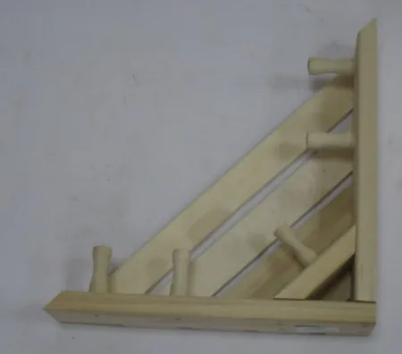 полка большая угловая (5 креплений), банный эксперт