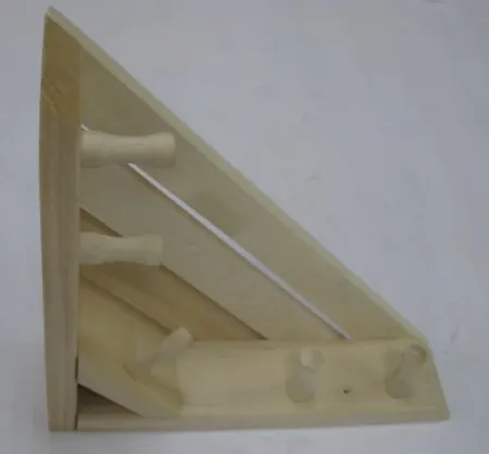 полка большая угловая (5 креплений), банный эксперт