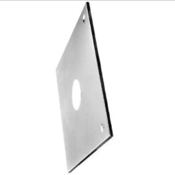 разделка феррум потолочная декоративная нерж. (430/0,5 мм) 480*480 с отв. ф220, в пленке