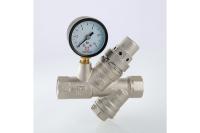 клапан подпиточный valtec 1/2", с манометром, vt.515.n.04