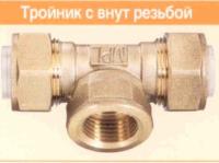 тройник с вн.  резьбой tf20*3/4" flexsy